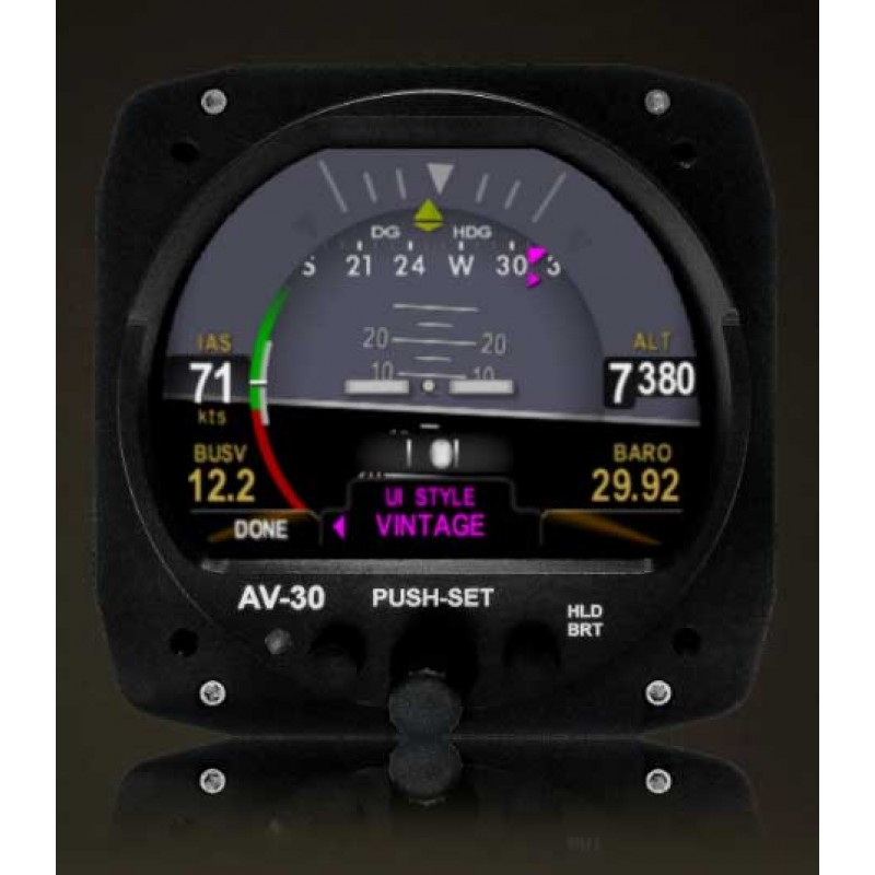 uAvionix AV30 Flight Display