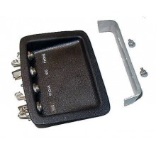 Headset Jack Housings - 2 Mic / 2 Phone - GA - Recessed