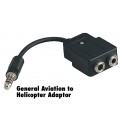Avcomm P2004 Headset Adapter GA to Heli