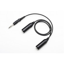 Pilot USA Dual Microphone Y-Adapter (2 ft) 