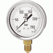 Nouva Fima 2.5" (63mm) Pressure Gauge, Model MGS10